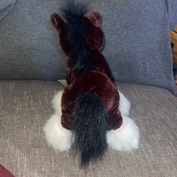 WEBKINZ Ganz Clydesdale Horse HM139 Hang/But tag no code stuffed animal plush - Picture 11 of 16